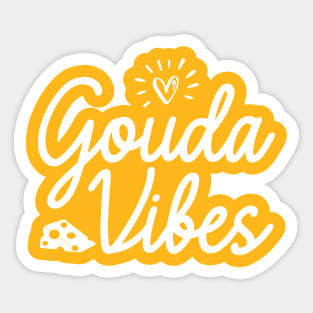 Gouda pun Sticker